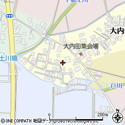 秋田県能代市大内田119-30周辺の地図