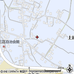秋田県鹿角市花輪上頭無周辺の地図