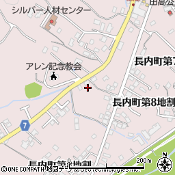 岩手県久慈市長内町第９地割周辺の地図