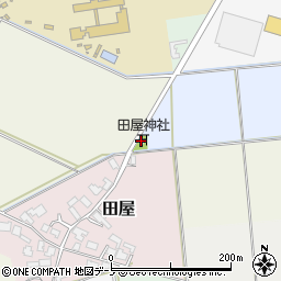 田屋神社周辺の地図