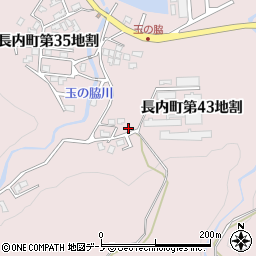 岩手県久慈市長内町第４３地割周辺の地図