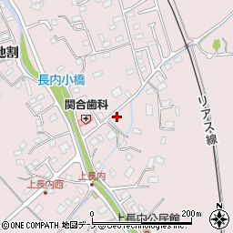 岩手県久慈市長内町第２０地割64周辺の地図