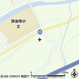 岩手県二戸市浄法寺町桂平周辺の地図