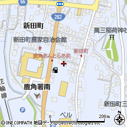 秋田県鹿角市花輪高井田62周辺の地図