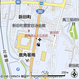 秋田県鹿角市花輪高井田62-20周辺の地図