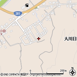 岩手県久慈市大川目町第４地割周辺の地図