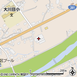 久慈衣料株式会社周辺の地図