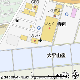 秋田銀行ショッピングタウンアクロス能代 ＡＴＭ周辺の地図