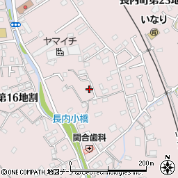 岩手県久慈市長内町第２１地割周辺の地図