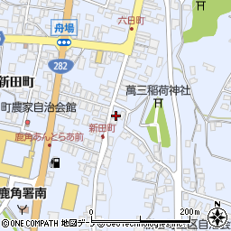 秋田県鹿角市花輪新田町31周辺の地図