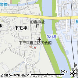 秋田県鹿角市尾去沢下モ平18周辺の地図