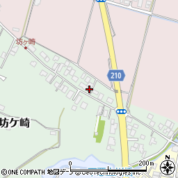 坊ケ崎簡易郵便局周辺の地図