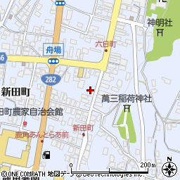 秋田県鹿角市花輪新田町20周辺の地図