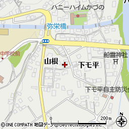 秋田県鹿角市尾去沢下モ平42周辺の地図