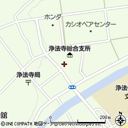 岩手県二戸市浄法寺町下前田41-15周辺の地図