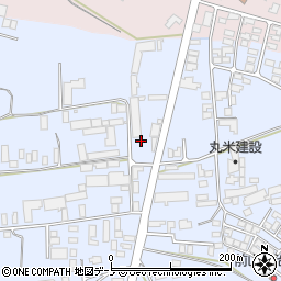 秋田県能代市河戸川下大須賀周辺の地図