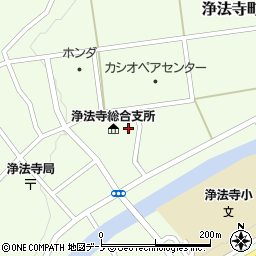 岩手県二戸市浄法寺町下前田37-3周辺の地図