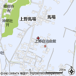 秋田県鹿角市花輪馬場周辺の地図