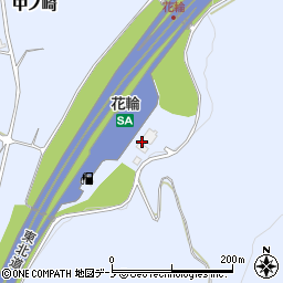 松屋花輪ＳＡ（上り）店周辺の地図