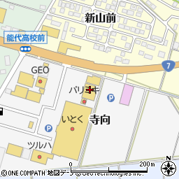 キタムラカメラ能代・アクロス能代店周辺の地図