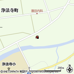 ＥＮＥＯＳ浄法寺ＳＳ周辺の地図