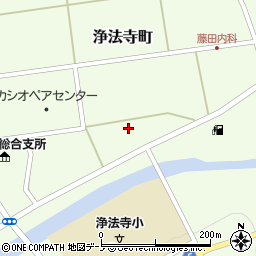 岩手県二戸市浄法寺町下前田23周辺の地図