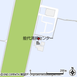 秋田県能代市河戸川西山下周辺の地図