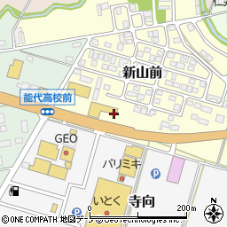 〒016-0174 秋田県能代市新山前の地図