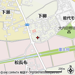 秋田県能代市下柳27周辺の地図