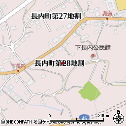 岩手県久慈市長内町第２８地割周辺の地図