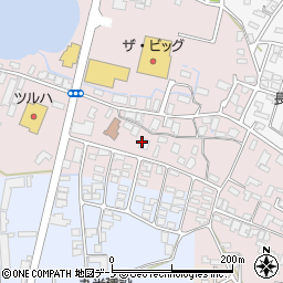 秋田県能代市長崎周辺の地図