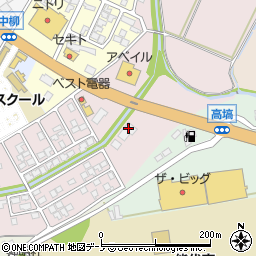株式会社カナモト　能代営業所周辺の地図