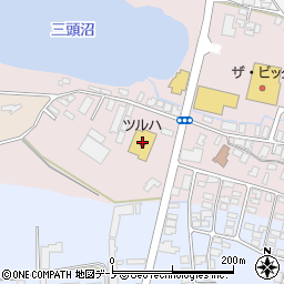ツルハドラッグ能代長崎店周辺の地図