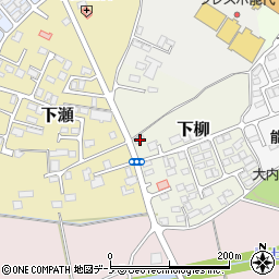 秋田県能代市下柳11周辺の地図