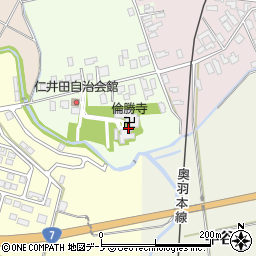 倫勝寺周辺の地図