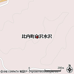 秋田県大館市比内町白沢水沢周辺の地図