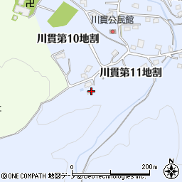 岩手県久慈市川貫第１１地割19周辺の地図