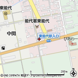 秋田県能代市一本木41周辺の地図