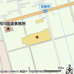 コメリパワー能代東インター店周辺の地図