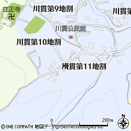 岩手県久慈市川貫第１１地割18周辺の地図