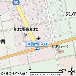 東能代郵便局 ＡＴＭ周辺の地図