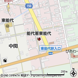 秋田県能代市一本木37周辺の地図
