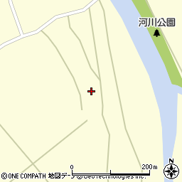 秋田県大館市比内町独鈷橋場8周辺の地図