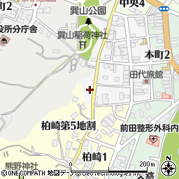 岩手県久慈市巽町（第５地割）周辺の地図