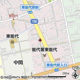 秋田県能代市一本木31周辺の地図