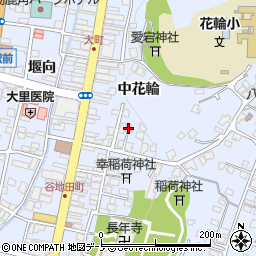 秋田県鹿角市花輪中花輪68周辺の地図