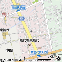 秋田県能代市一本木32周辺の地図