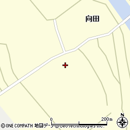 秋田県大館市比内町独鈷橋場44周辺の地図