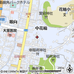 秋田県鹿角市花輪中花輪65周辺の地図