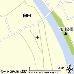 秋田県大館市比内町独鈷橋場13周辺の地図
